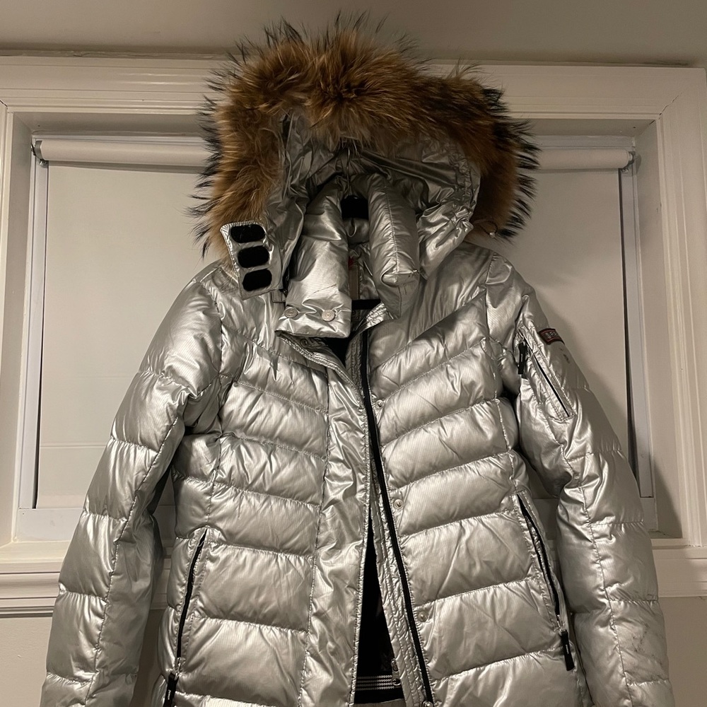 Bogner fire+ice winter jacket in silver size XS